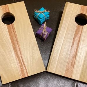 Miniature corn hole game